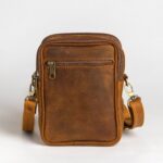 Leather Crossbody Bag Men Pericles - Image 7