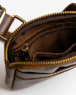 Leather Crossbody Bag Men Solon - Image 5