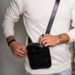 Leather Crossbody Bag Men Solon