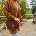 Leather crossbody bag Callista