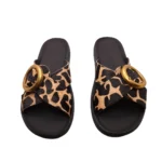 Leather Sandals Women Natalie Animal Skin - Image 2