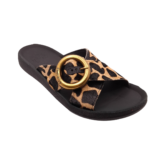 Leather Sandals Women Natalie Animal Skin
