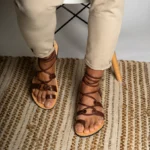 Leather Sandals Men Agamemnon - Image 2