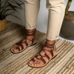 Leather Sandals Men Agamemnon - Image 3