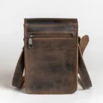 Leather Crossbody Bag Men Leonidas - Image 7