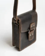 Leather Crossbody Bag Men Leonidas - Image 6