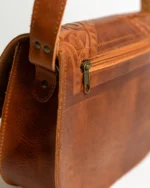 Leather Crossbody Bag Tooled Electra - Image 5
