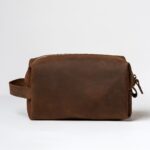 Leather dopp kit