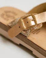 Leather Sandals Women Mirabela Rosegold - Image 7