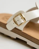 Leather Sandals Women Mirabela White Perle - Image 6