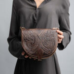Tooled Leather Bag Leda