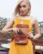 Leather Belt Bag Theano - Image 3