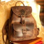 Leather Backpack Tooled Xanthe - Image 2