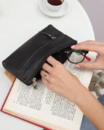 Small Leather Crossbody Wallet Merope - Image 6