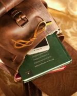 Leather Backpack Tooled Xanthe - Image 5