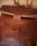 Fashion leather backpack Lysistrata - Image 3