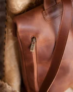 Fashion leather backpack Lysistrata - Image 5