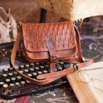 Hand Knitted Leather Bag Chloe