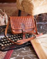 Hand Knitted Leather Bag Chloe