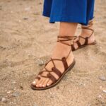 Gladiator Leather Sandals Women Athena