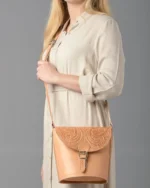 Leather Crossbody Bag Phyllis - Image 8