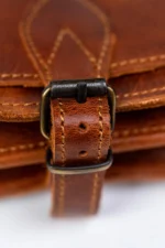 Mini Leather Messenger Bag Daphne - Image 3