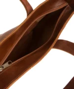 Minimalist Leather Tote Bag Elektra - Image 6