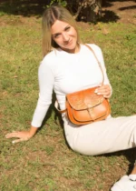 Tooled Leather Crossbody Bag Penelope - Image 2