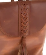 Boho Leather Backpack Lysandra - Image 4