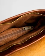 Stylish convertible leather backpack Demeter - Image 10