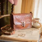 Tooled Leather Purse Myrto