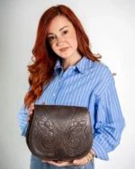 Leather Saddle Bag Hestia - Image 2
