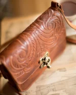 Tooled Leather Purse Myrto - Image 2