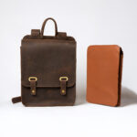 Large Leather Laptop Bag Orpheus - Image 12