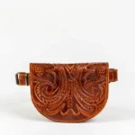 Round Belt Bag Tooled Deianira - Image 6