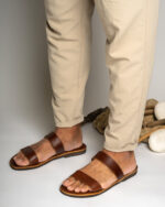 Leather Sandals Men Bellerophon - Image 2